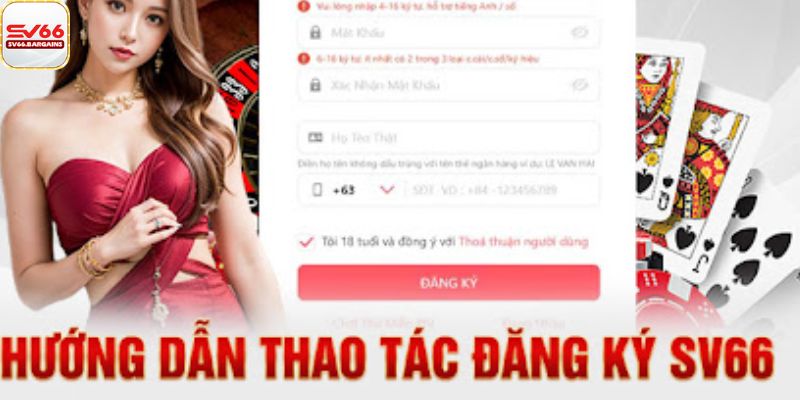 Thao tác đăng ký Sv66
